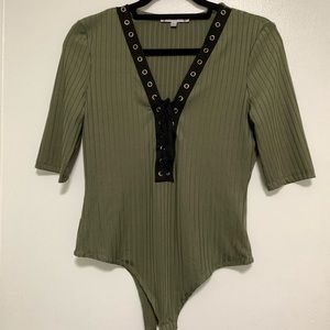 Olive Green Bodysuit